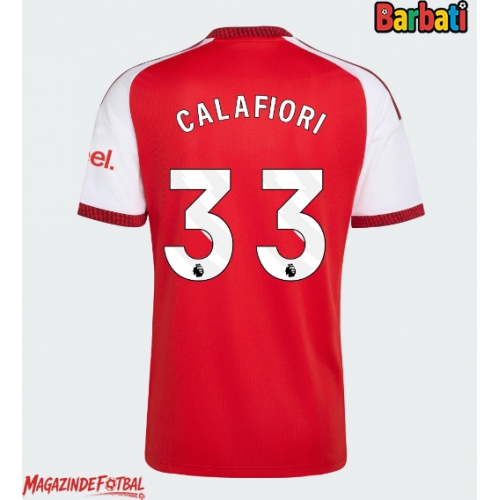 Arsenal Riccardo Calafiori #33 Tricou Fotbal Replică 2026-27 Barbati Acasa Arsenal Riccardo Calafiori #33 Tricou Fotbal Replică 2026-27 Barbati Acasa